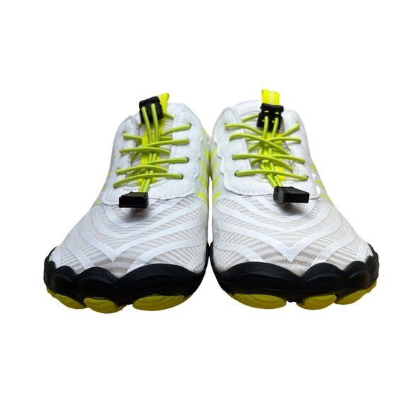 Grounded Footwear Unisex White/Yellow Water Quick-Dry Swim Shoes Size M6.5 W8 - Picture 2 of 10